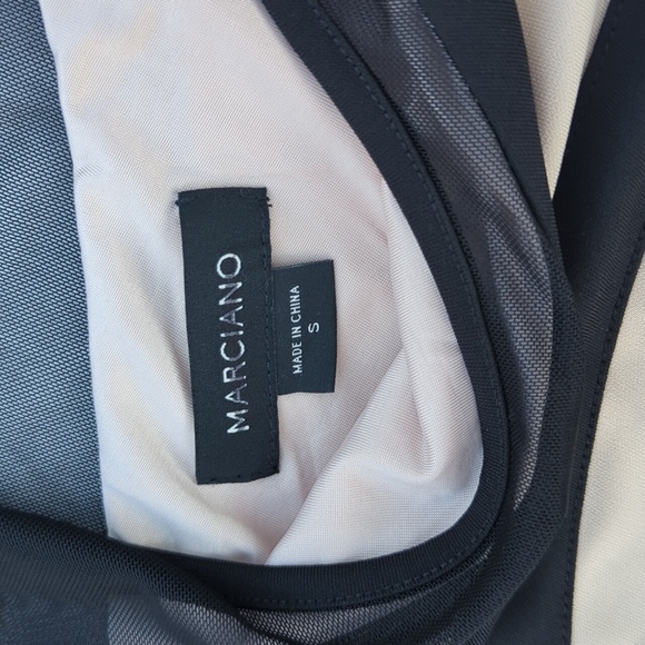 Marciano Black and Cream Dress - Picture 8 of 10